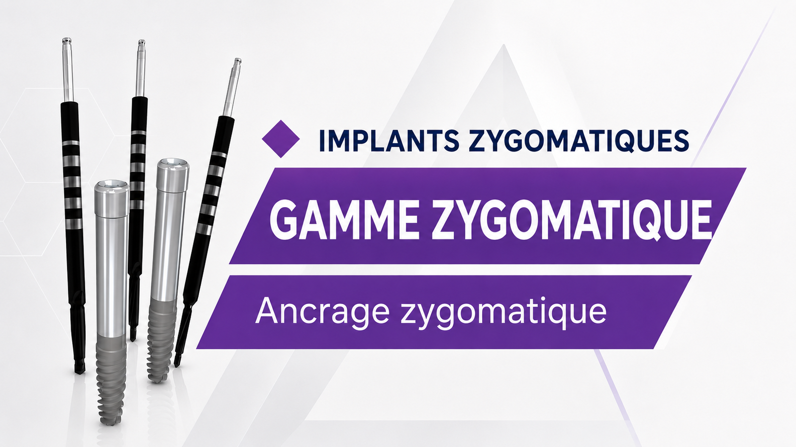 Implants ptérygoïdiens - Gamme Long